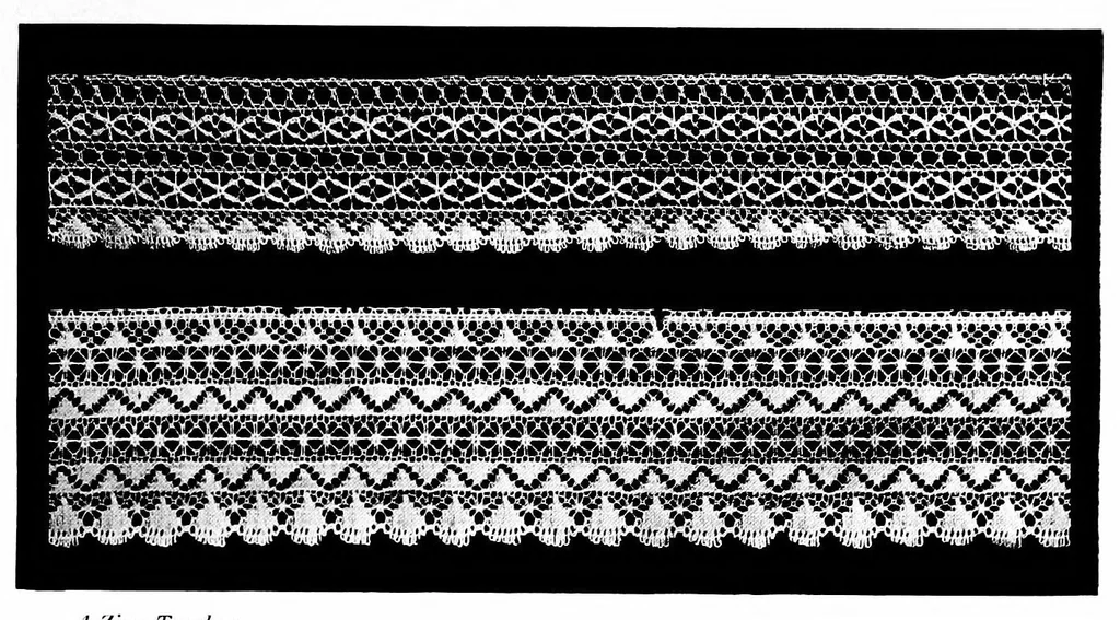 An illustration from The romance of lace : its historical background, its present manufacture, its varieties and uses, 1920, leaf 42