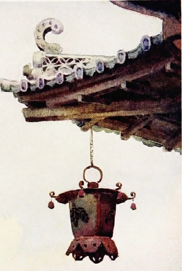 An illustration from The flowers and gardens of Japan, 1908, leaf 204
