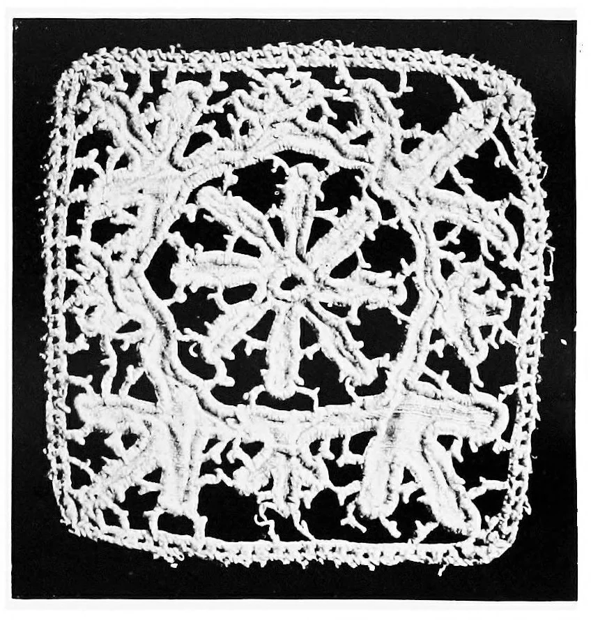 An illustration from Chats on old lace and needlework, 1908, leaf 77