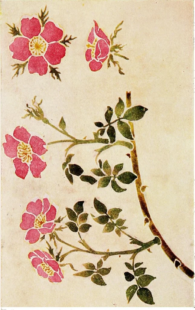An illustration from Simple art applied to handwork, 1915, leaf 107