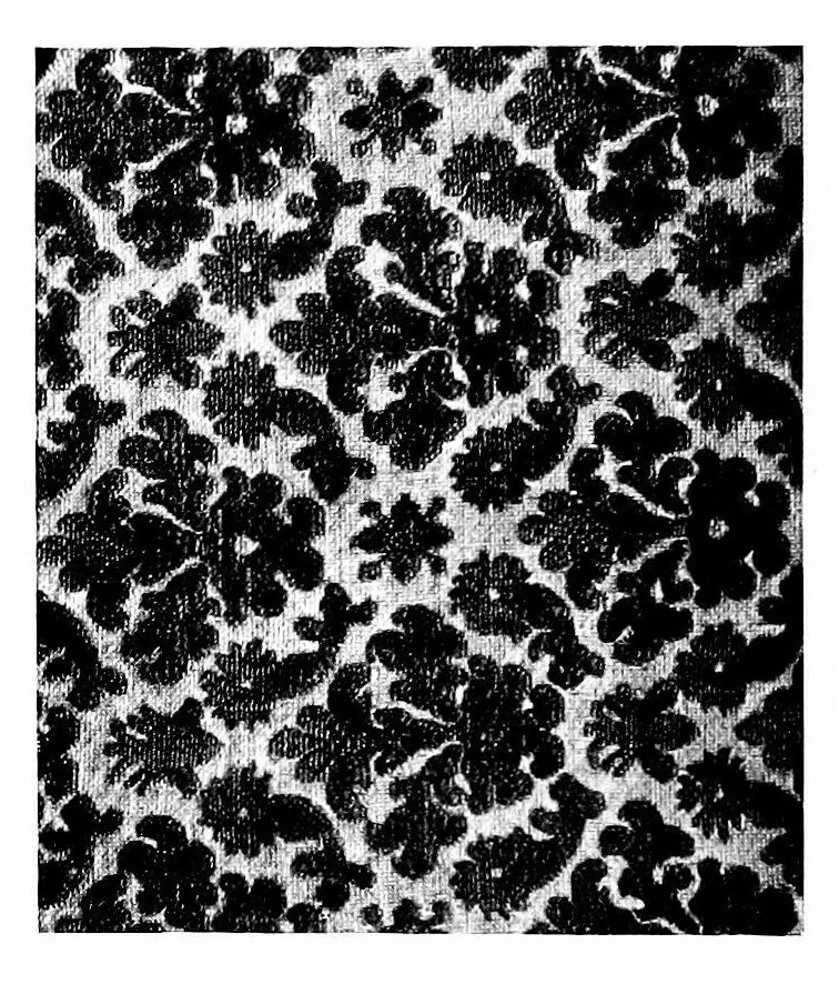 An illustration from An encyclopædia of textiles : from the earliest times to the beginning of the 19th century, 1900, leaf 189