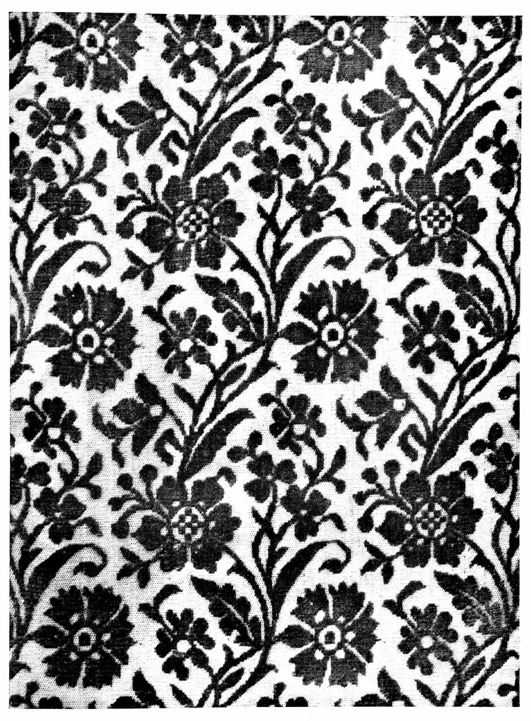 An illustration from An encyclopædia of textiles : from the earliest times to the beginning of the 19th century, 1900, leaf 204