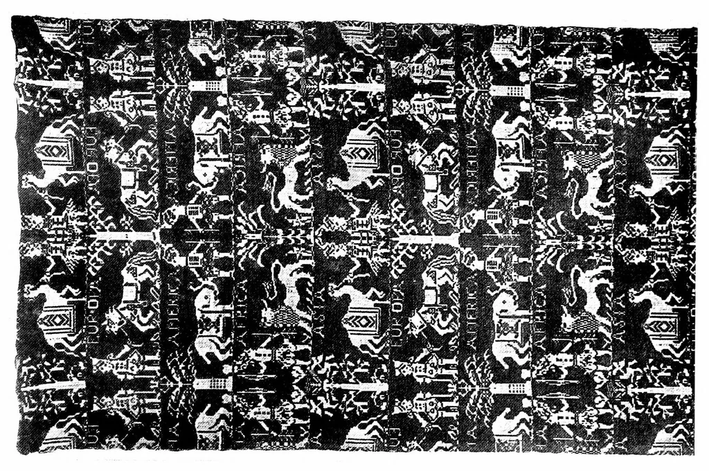 An illustration from An encyclopædia of textiles : from the earliest times to the beginning of the 19th century, 1900, leaf 220
