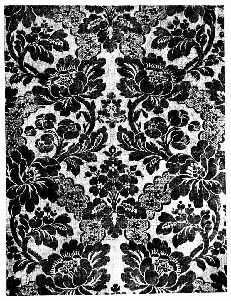 An illustration from An encyclopædia of textiles : from the earliest times to the beginning of the 19th century, 1900, leaf 312