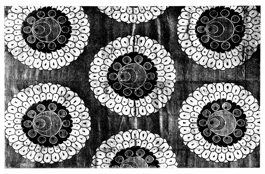 An illustration from An encyclopædia of textiles : from the earliest times to the beginning of the 19th century, 1900, leaf 345