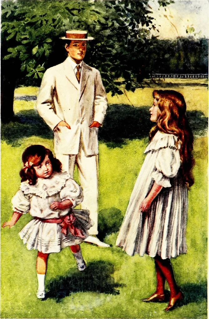 An illustration from The children's book of stars;, 1910, leaf 7