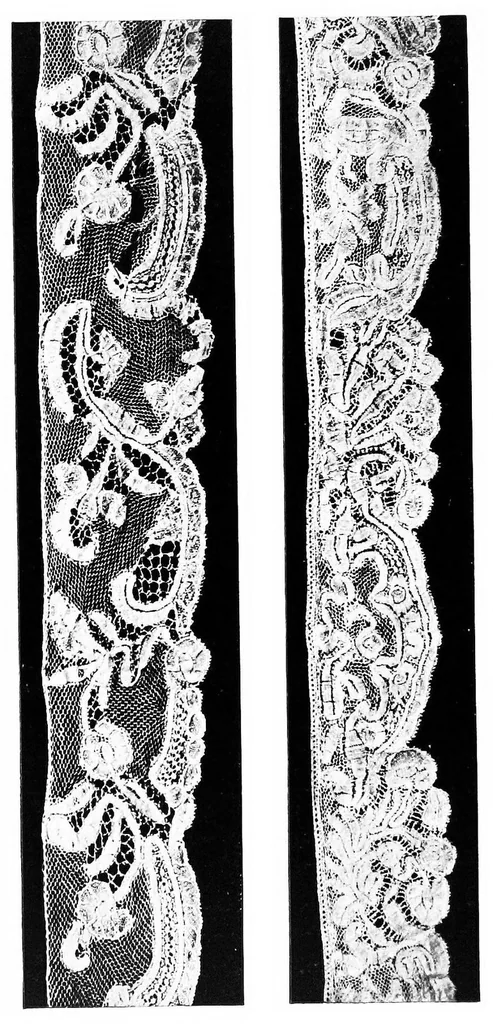An illustration from Old lace : a handbook for collectors : an account of the different styles of lace, their history, characteristics & manufacture, 1908, leaf 283