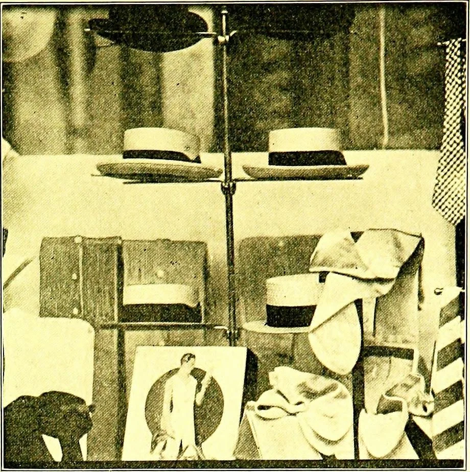 An illustration from General impressions of the country merchant, 1916, leaf 13