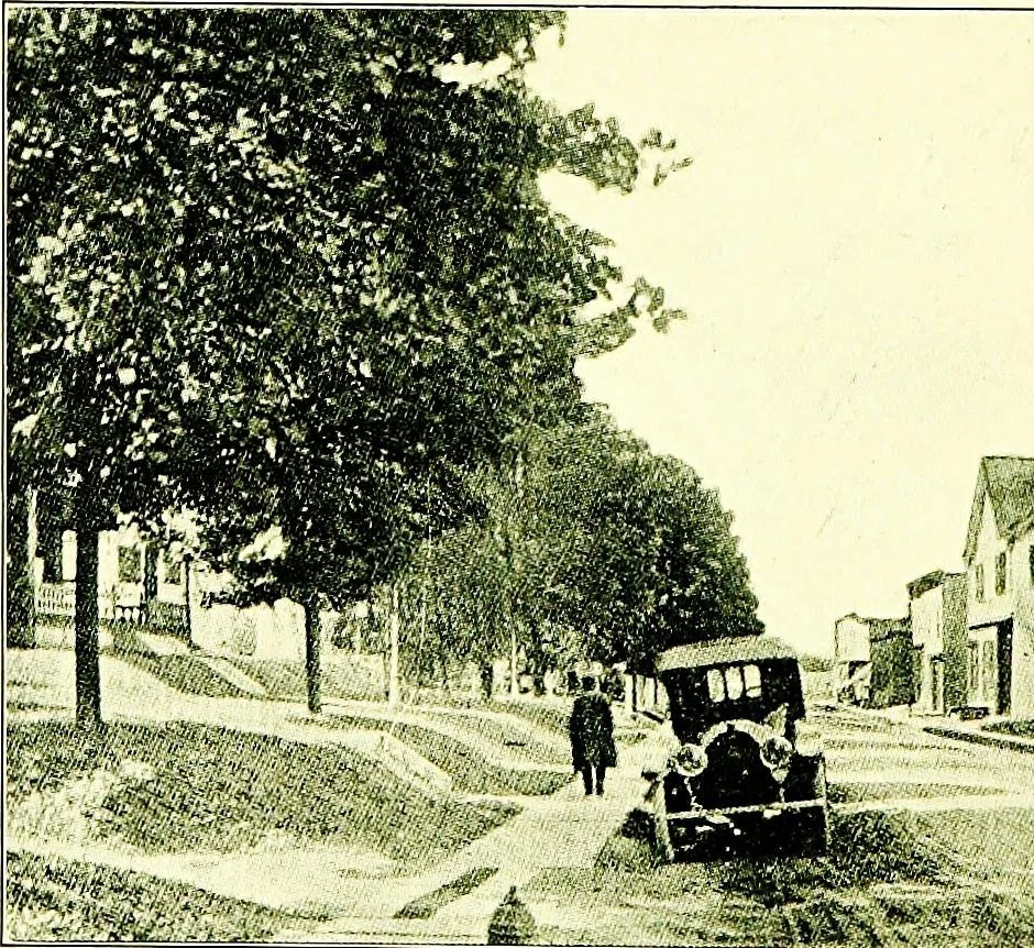 An illustration from General impressions of the country merchant, 1916, leaf 8