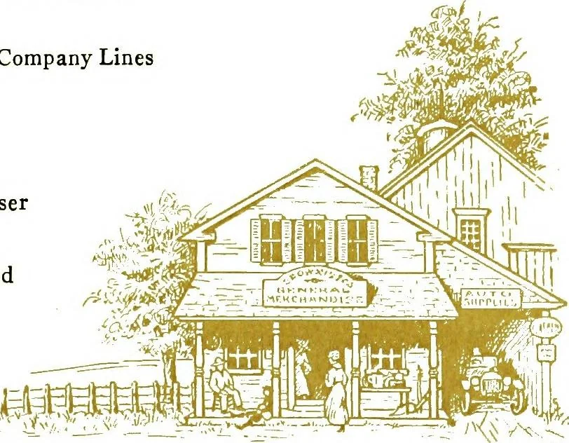 An illustration from General impressions of the country merchant, 1916, leaf 9