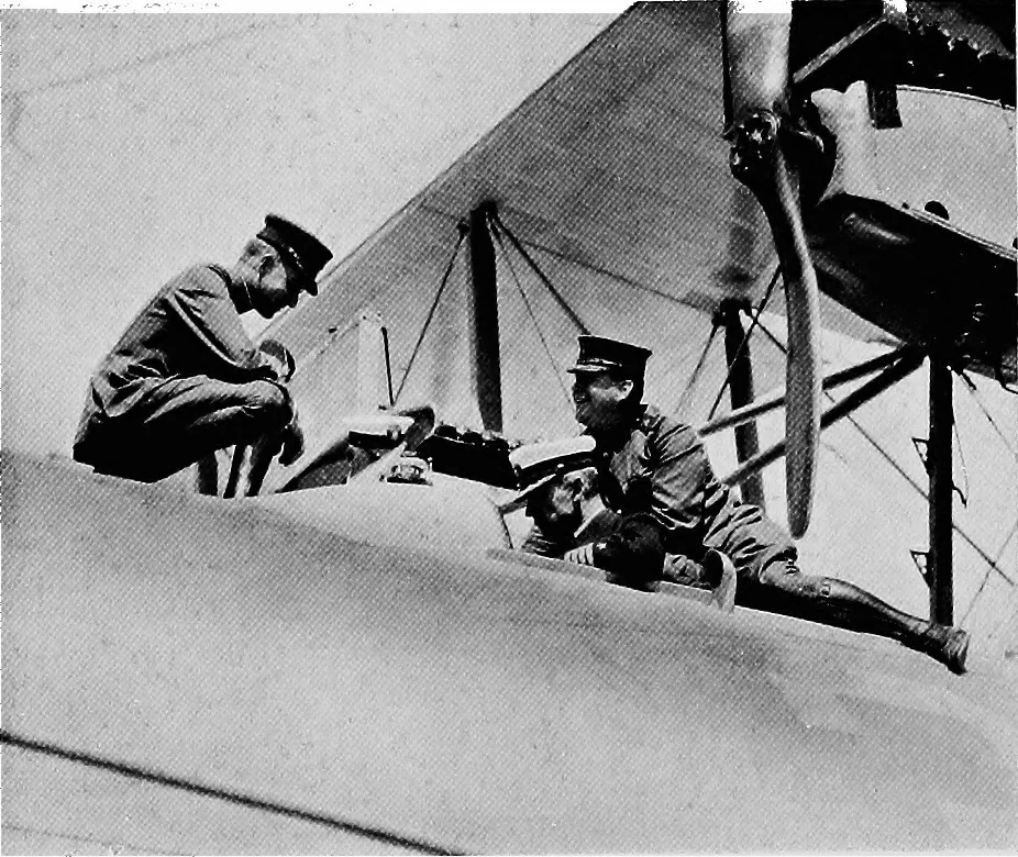 An illustration from The flight across the Atlantic, 1919, leaf 13