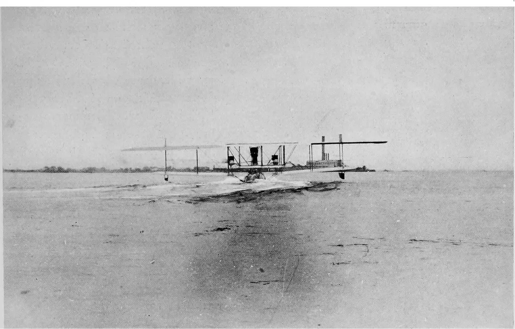 An illustration from The flight across the Atlantic, 1919, leaf 22