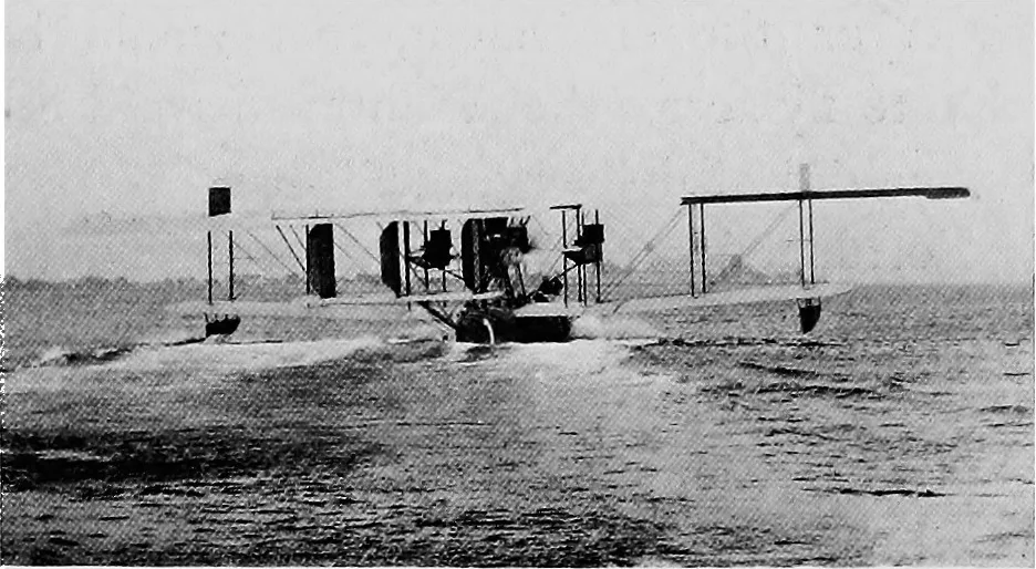 An illustration from The flight across the Atlantic, 1919, leaf 22