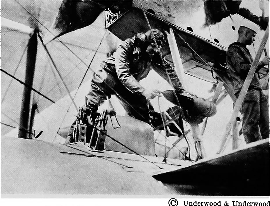 An illustration from The flight across the Atlantic, 1919, leaf 23