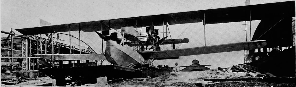 An illustration from The flight across the Atlantic, 1919, leaf 26