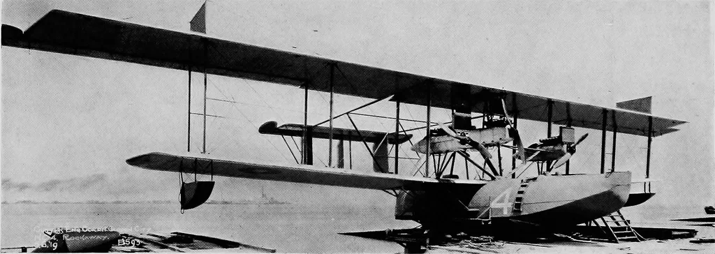 An illustration from The flight across the Atlantic, 1919, leaf 28