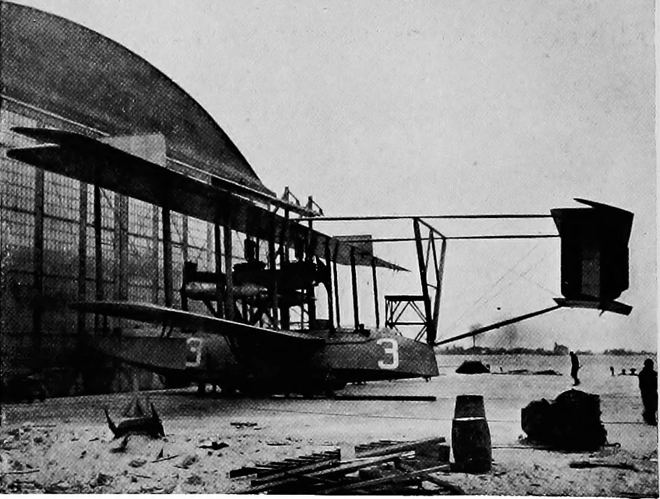 An illustration from The flight across the Atlantic, 1919, leaf 30