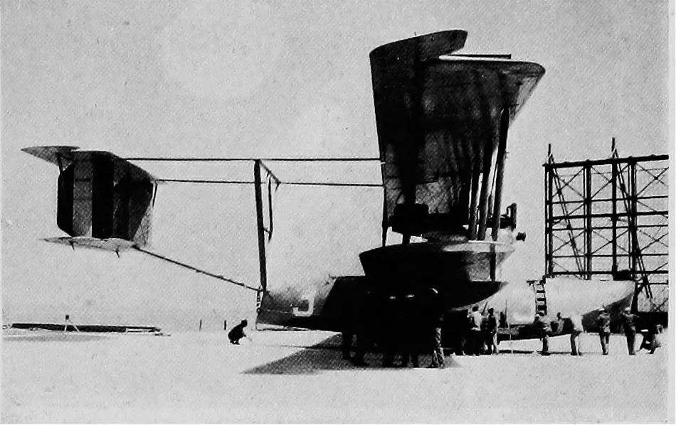 An illustration from The flight across the Atlantic, 1919, leaf 32