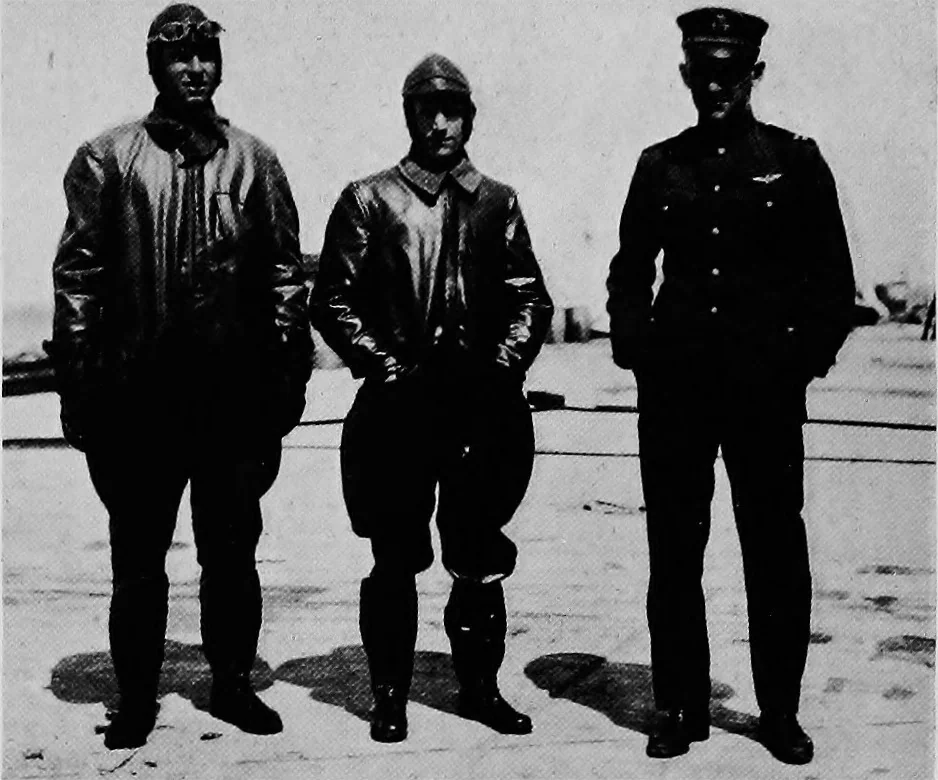 An illustration from The flight across the Atlantic, 1919, leaf 36