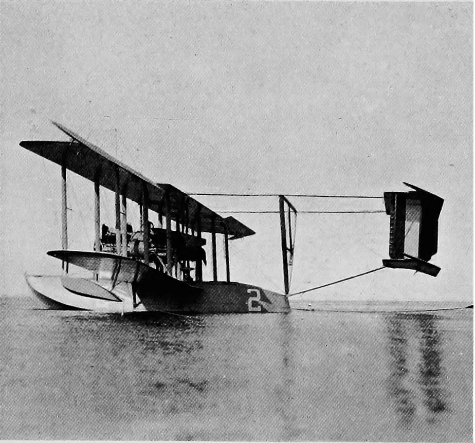 An illustration from The flight across the Atlantic, 1919, leaf 39