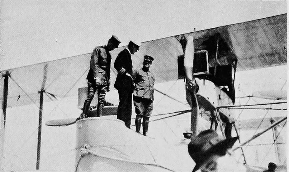 An illustration from The flight across the Atlantic, 1919, leaf 39