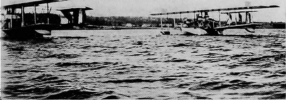 An illustration from The flight across the Atlantic, 1919, leaf 44