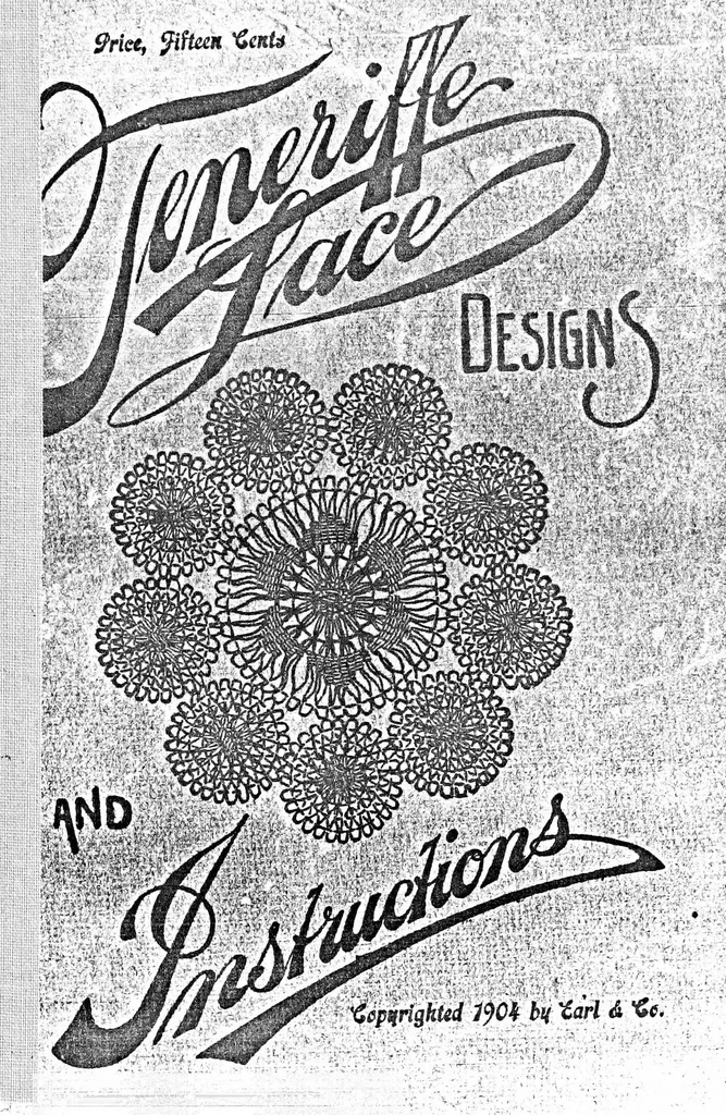 An illustration from Teneriffe lace : designs and instructions, 1904, leaf 2