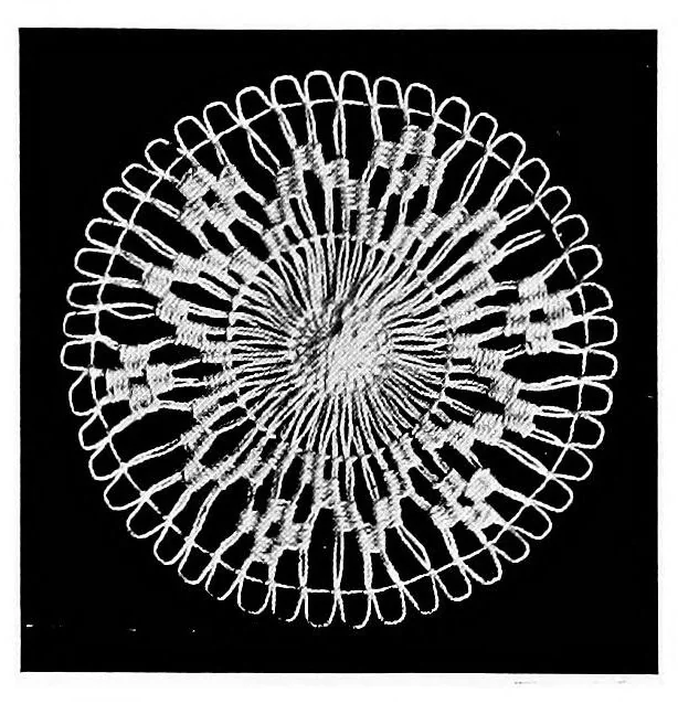 An illustration from Teneriffe lace : designs and instructions, 1904, leaf 24