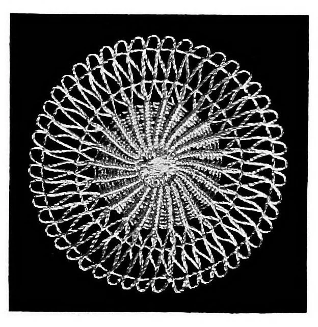 An illustration from Teneriffe lace : designs and instructions, 1904, leaf 36