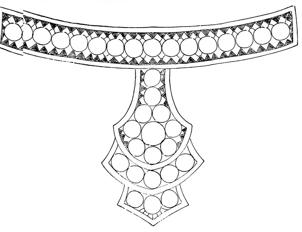 An illustration from Teneriffe lace : designs and instructions, 1904, leaf 42