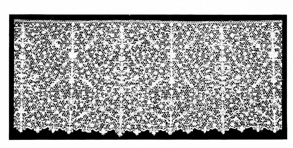 An illustration from Collection of antique laces and brocades of Max Littwitz, 1900, leaf 19