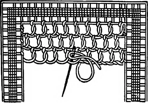 An illustration from The Priscilla Battenberg and point lace book; a collection of lace stitches with working directions for braid laces, 1912, leaf 24