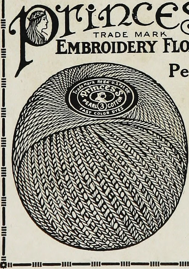 An illustration from The Priscilla Battenberg and point lace book; a collection of lace stitches with working directions for braid laces, 1912, leaf 51