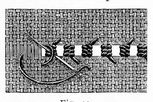 An illustration from Drawn thread work. 1st series, 1900, leaf 16