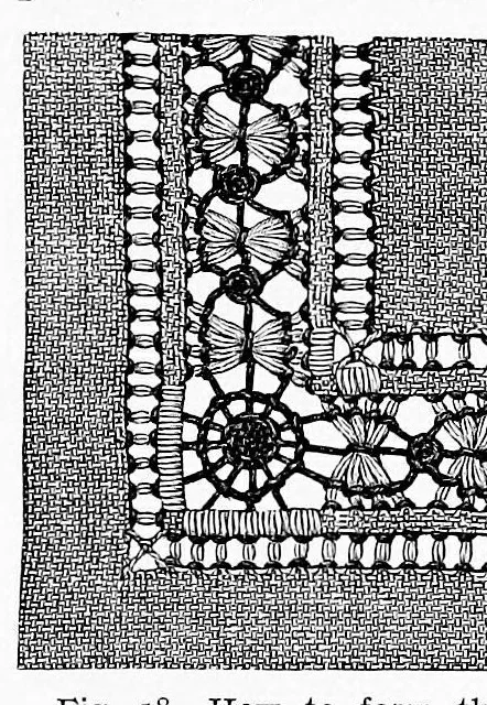 An illustration from Drawn thread work. 1st series, 1900, leaf 28