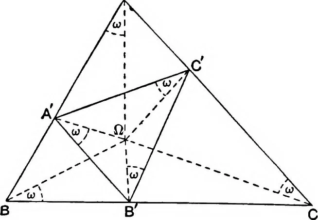 An illustration from An elementary treatise on modern pure geometry, 1893, leaf 149
