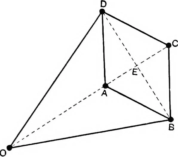 An illustration from An elementary treatise on modern pure geometry, 1893, leaf 236