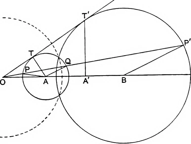 An illustration from An elementary treatise on modern pure geometry, 1893, leaf 238