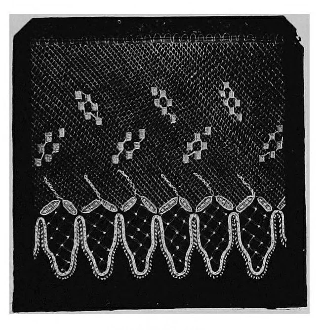An illustration from Lace, ancient and modern; Comprising a history of its origin and manufacture, with instructions concerning the manner of making it, 1880, leaf 220