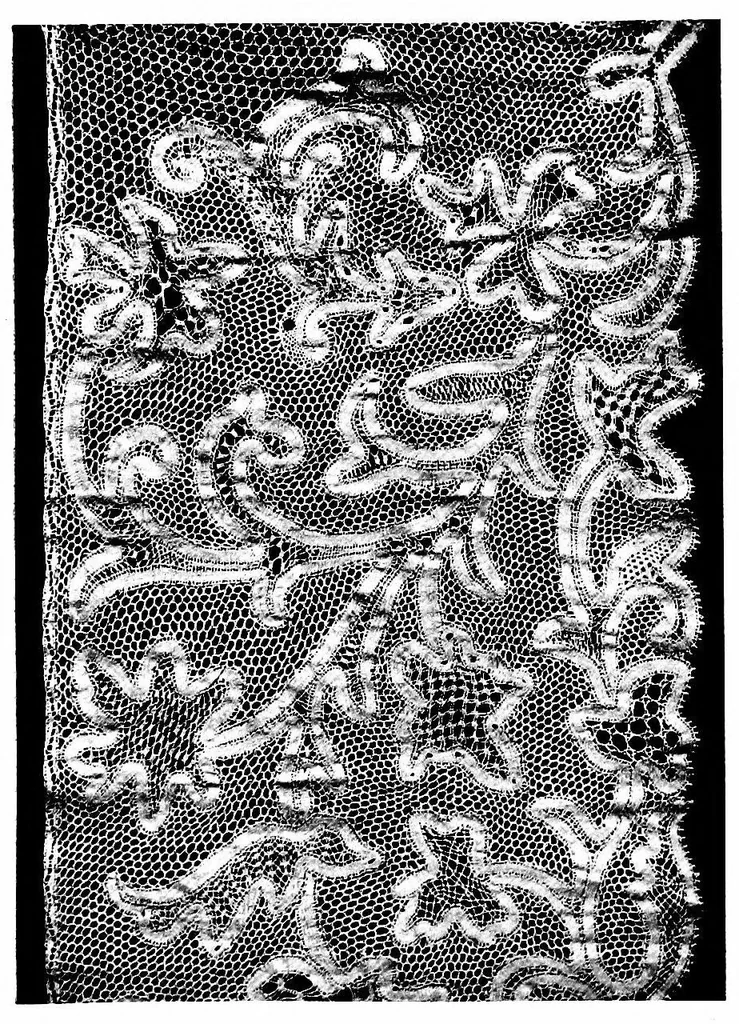 An illustration from Lace-making in the Midlands : past and present, 1900, leaf 107