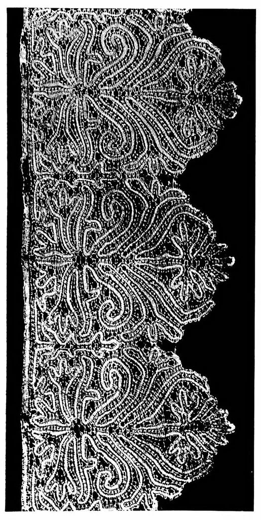 An illustration from Lace-making in the Midlands : past and present, 1900, leaf 26