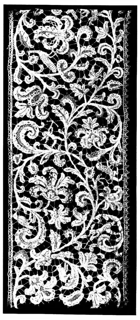 An illustration from Lace-making in the Midlands : past and present, 1900, leaf 29