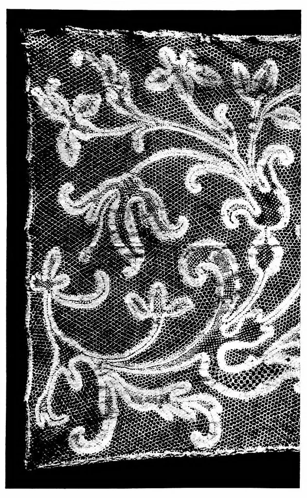 An illustration from Lace-making in the Midlands : past and present, 1900, leaf 34