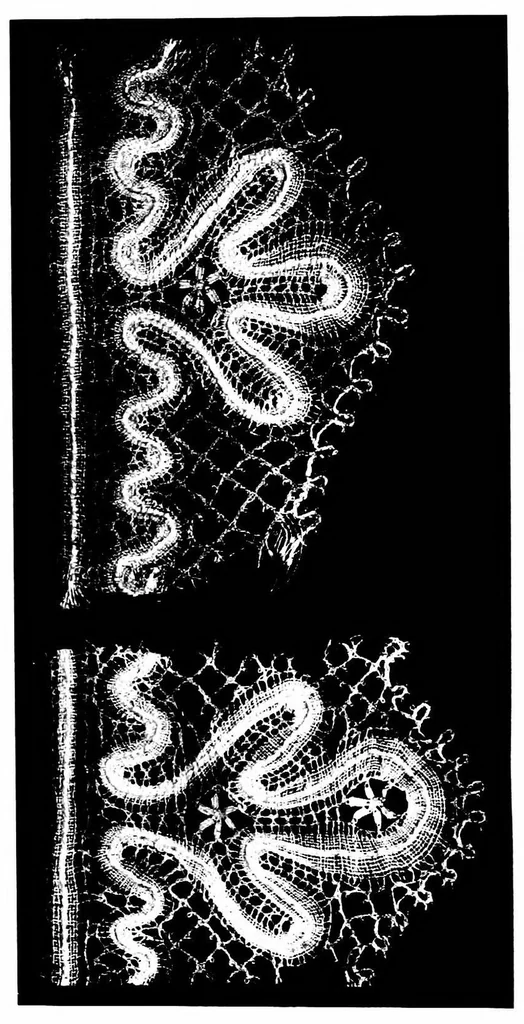 An illustration from Lace-making in the Midlands : past and present, 1900, leaf 47