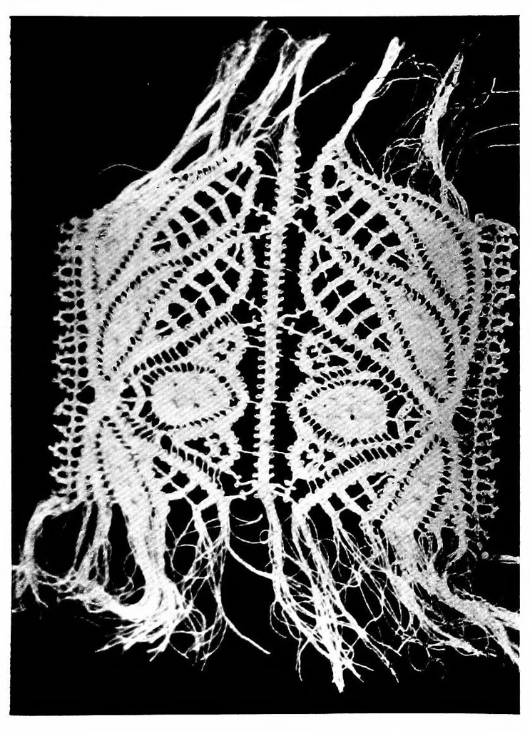 An illustration from Lace-making in the Midlands : past and present, 1900, leaf 81