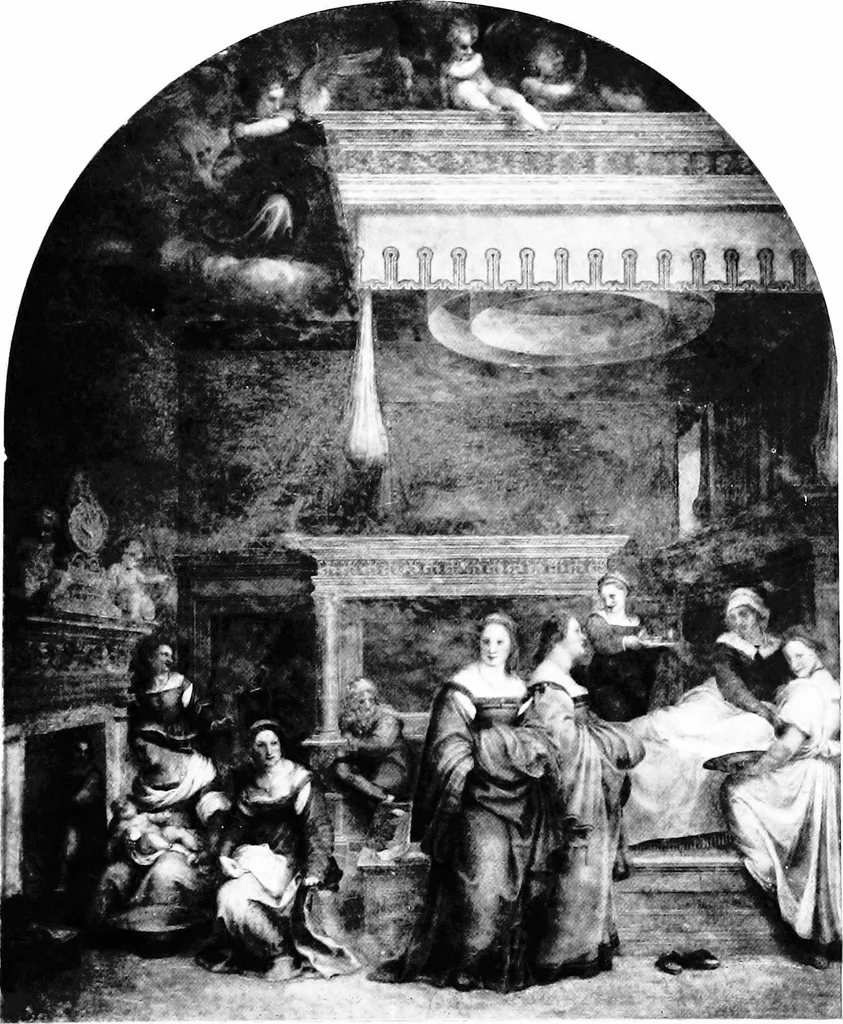 An illustration from A history of painting in Italy; Umbria, Florence and Siena from the second to the sixteenth century, 1903, leaf 258
