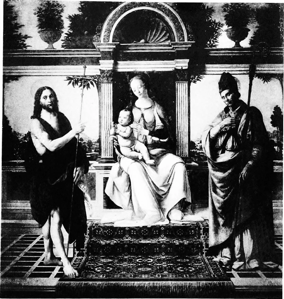 An illustration from A history of painting in Italy; Umbria, Florence and Siena from the second to the sixteenth century, 1903, leaf 62