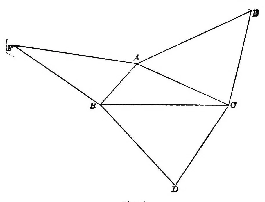 An illustration from Mathematical essays and recreations, 1903, leaf 105
