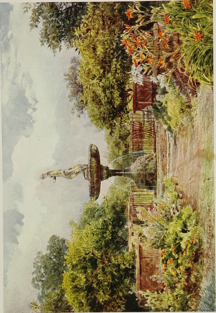 An illustration from Italian gardens, 1907, leaf 178