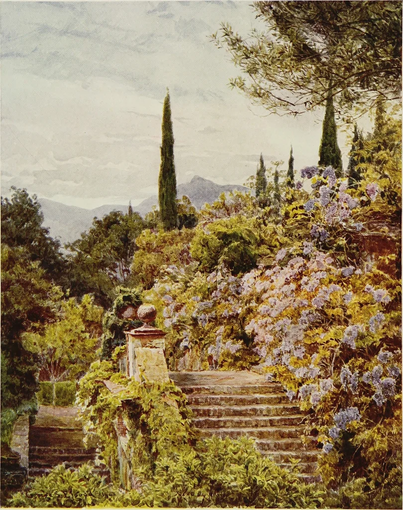 An illustration from Italian gardens, 1907, leaf 227